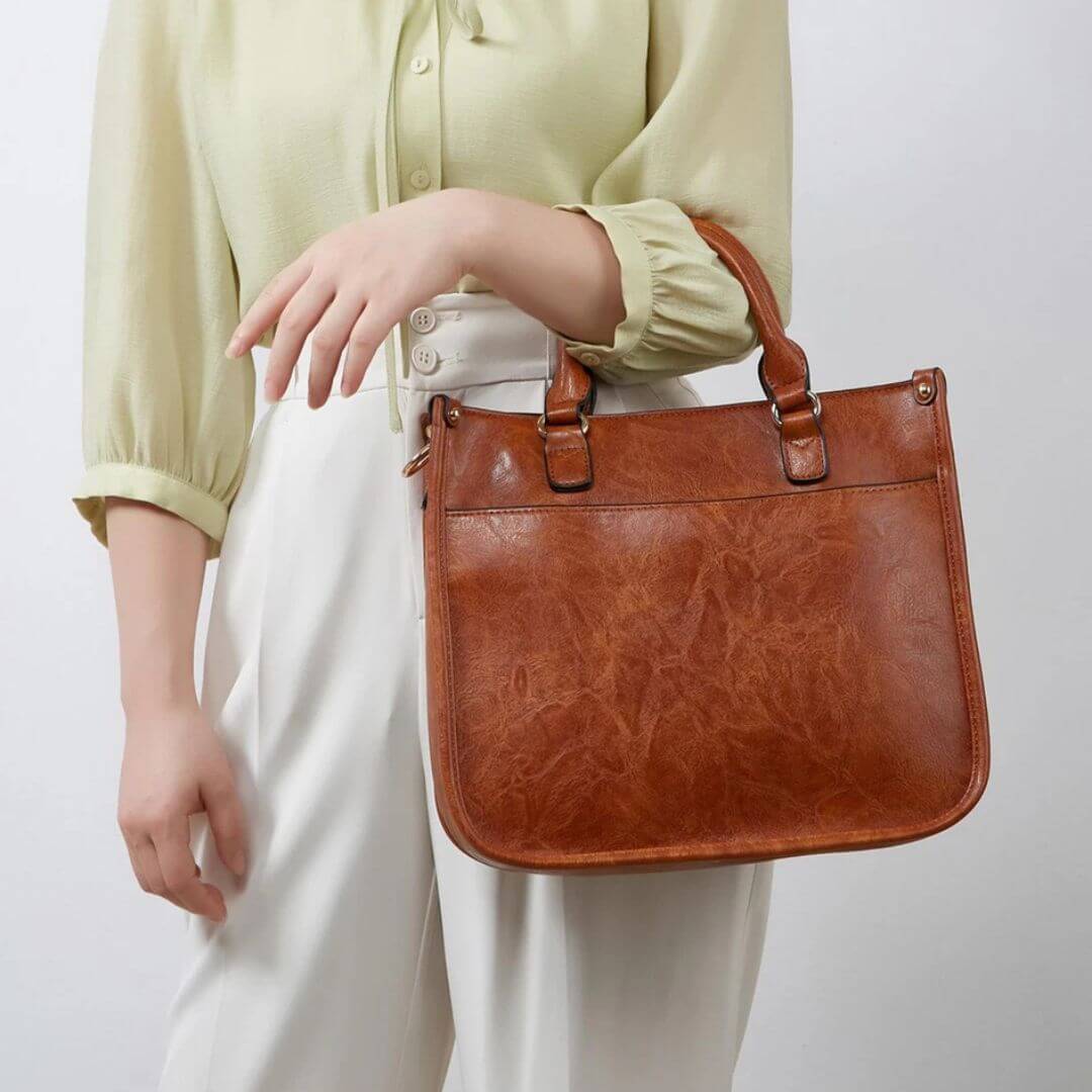 Timeless Chic - Handbag-Calm Wears-Braun-Calm Wears