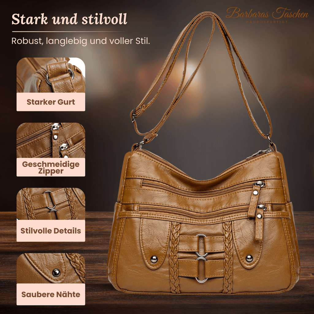 Effortless Charm - Crossbody Bag-Calm Wears-Braun-Calm Wears