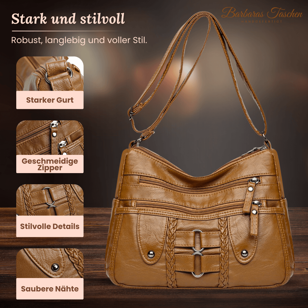 Effortless Charm - Crossbody Bag-Calm Wears-Braun-Calm Wears