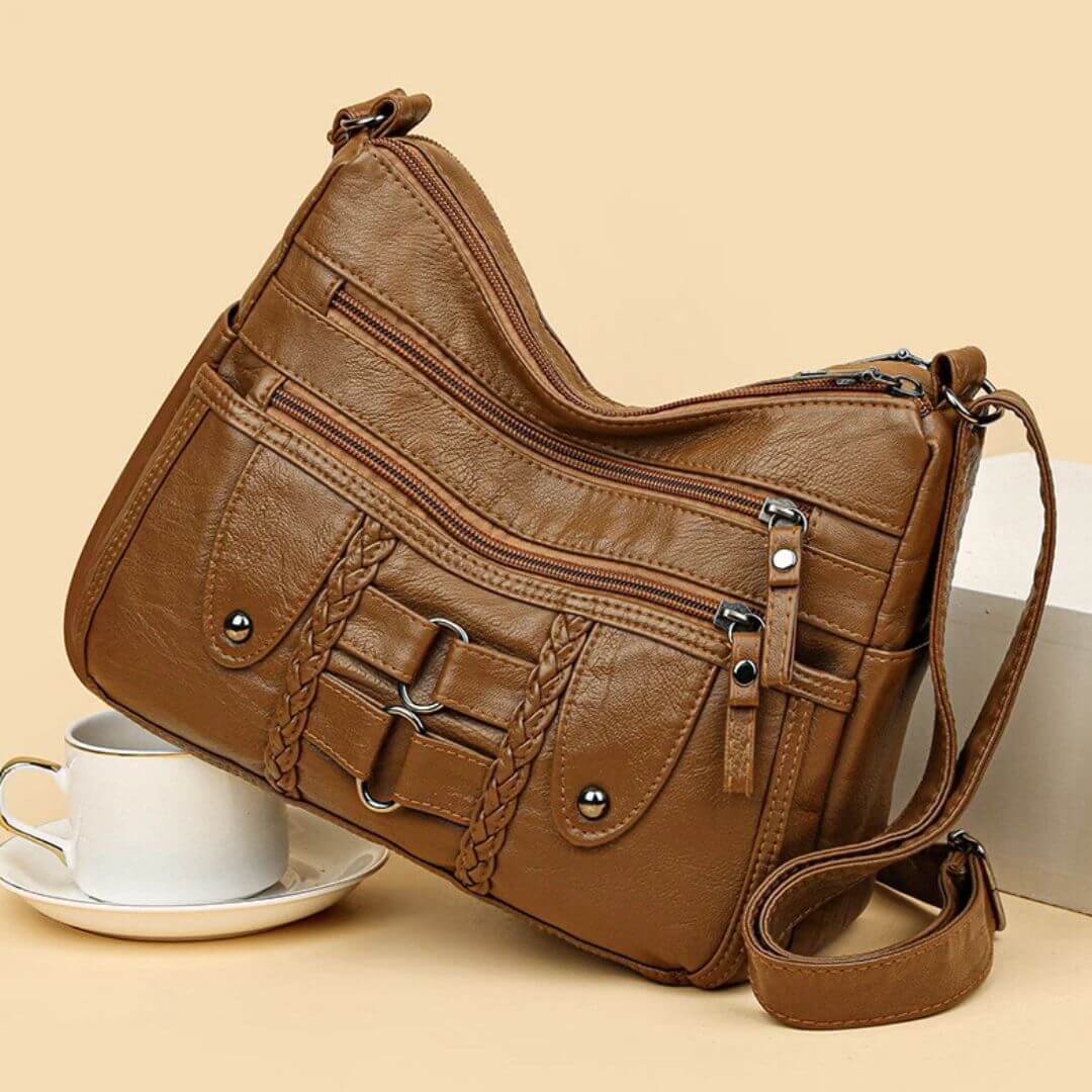 Effortless Charm - Crossbody Bag-Calm Wears-Braun-Calm Wears