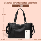 Structured Essential - Handbag-Calm Wears-Black-Calm Wears