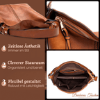 Timeless tote bag - handbag-Calm Wears-Braun-Calm Wears