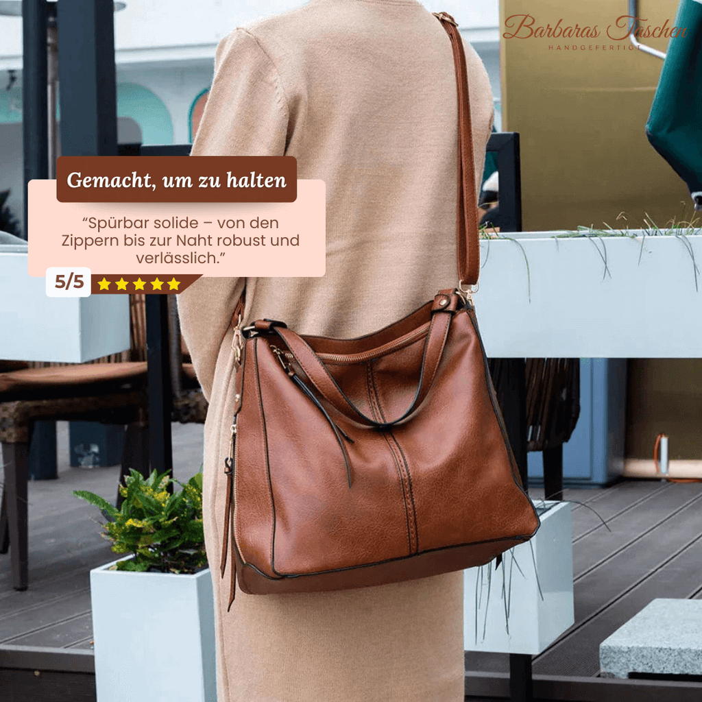 Timeless tote bag - handbag-Calm Wears-Braun-Calm Wears