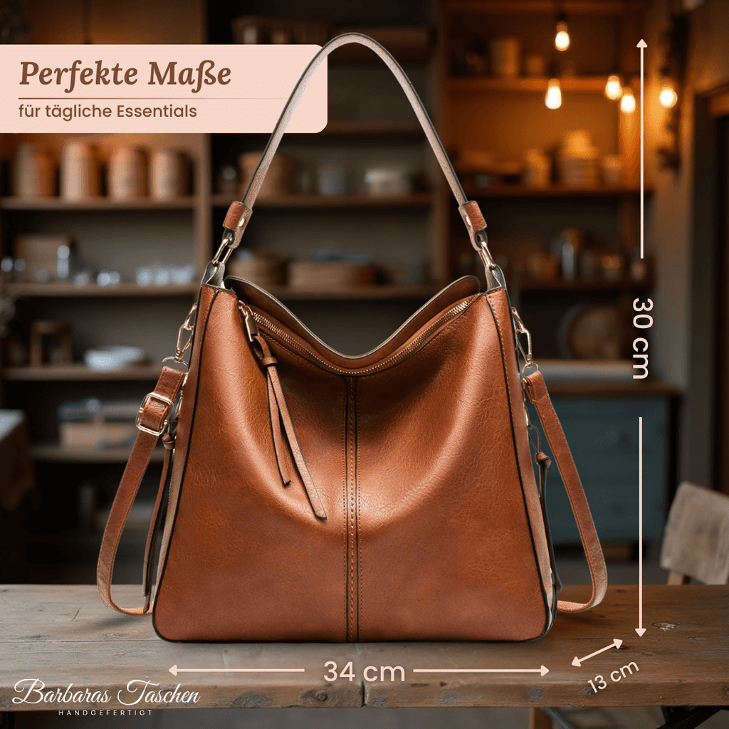 Timeless tote bag - handbag-Calm Wears-Braun-Calm Wears