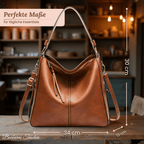 Timeless tote bag - handbag-Calm Wears-Braun-Calm Wears