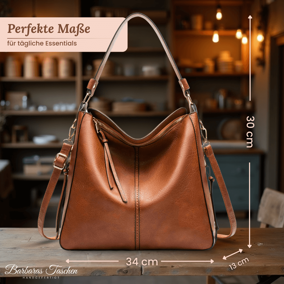 Timeless tote bag - handbag-Calm Wears-Braun-Calm Wears