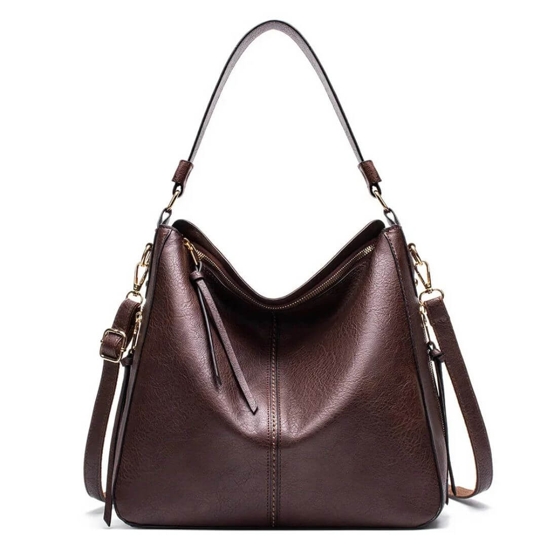 Timeless tote bag - handbag-Calm Wears-Braun-Calm Wears