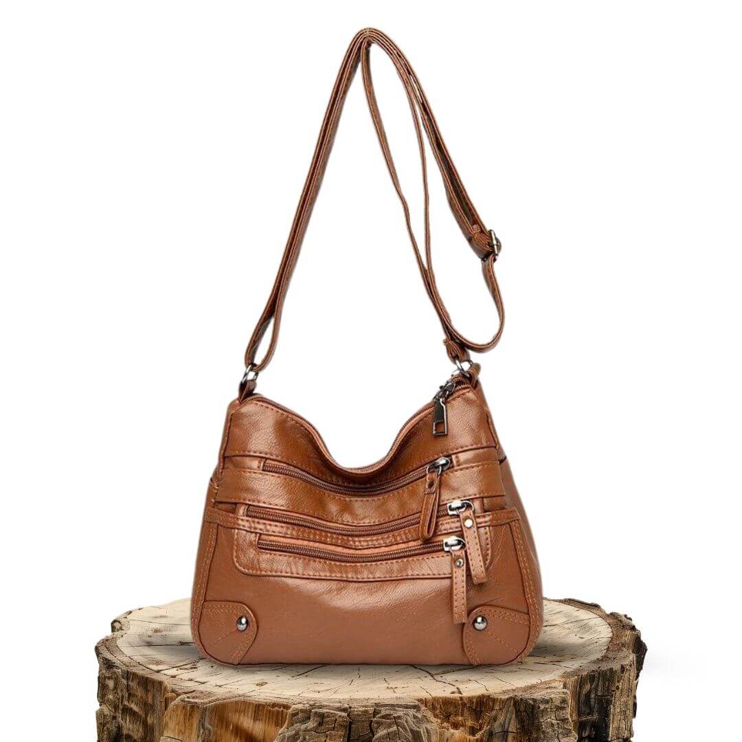 Slim Companion - Crossbody Bag-Calm Wears-Braun-Calm Wears