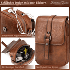 Refined Companion - Crossbody Bag-Calm Wears-Braun-Calm Wears