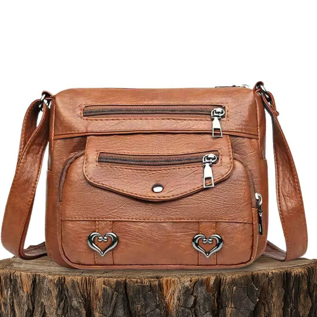 Everyday Icon - Crossbody Bag-Calm Wears-Braun-Calm Wears