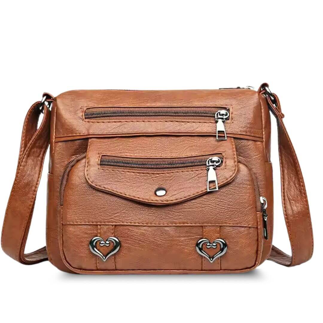 Everyday Icon - Crossbody Bag-Calm Wears-Braun-Calm Wears