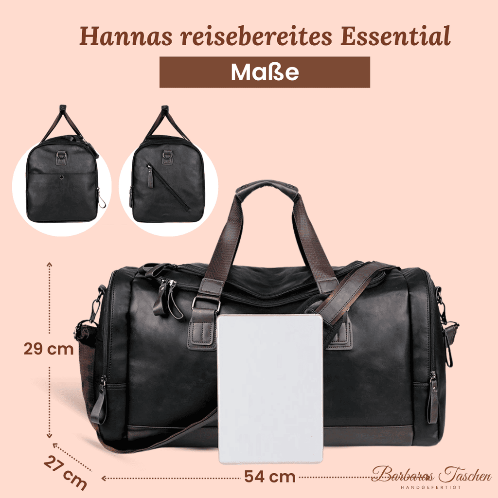 Travel-ready Essential - Travel bag-Calm Wears-Black-Brown-Calm Wears