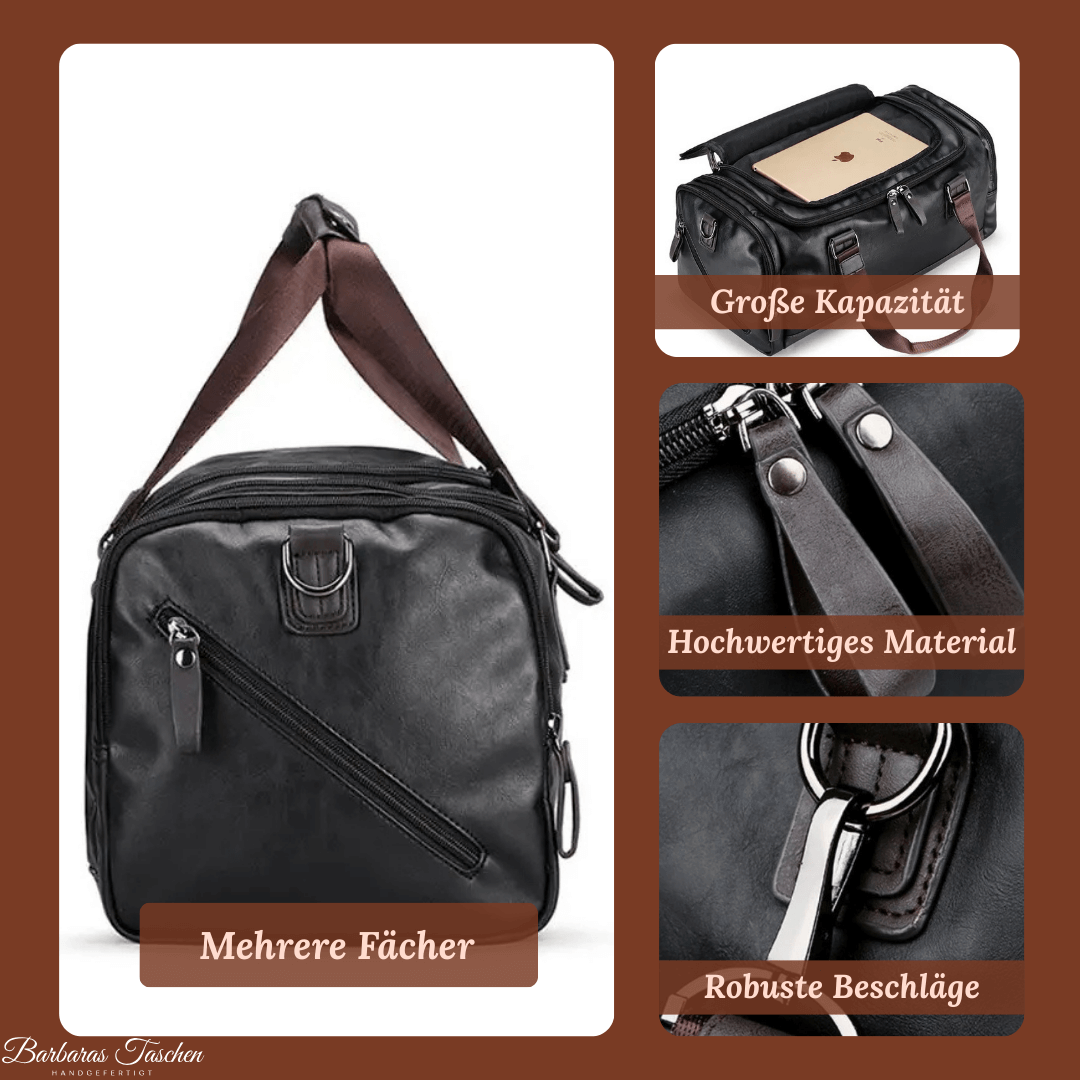 Travel-ready Essential - Travel bag-Calm Wears-Black-Brown-Calm Wears