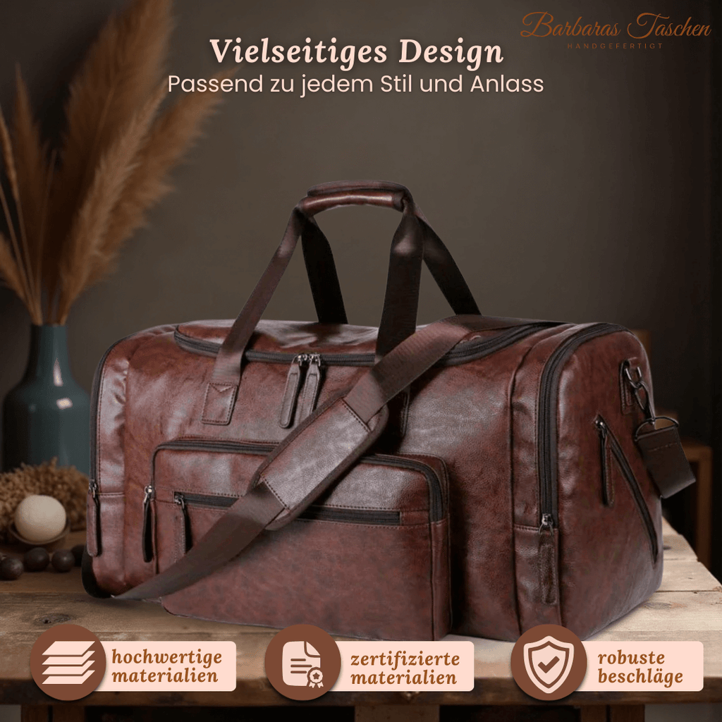 Travel-ready Essential - Travel bag-Calm Wears-Black-Brown-Calm Wears