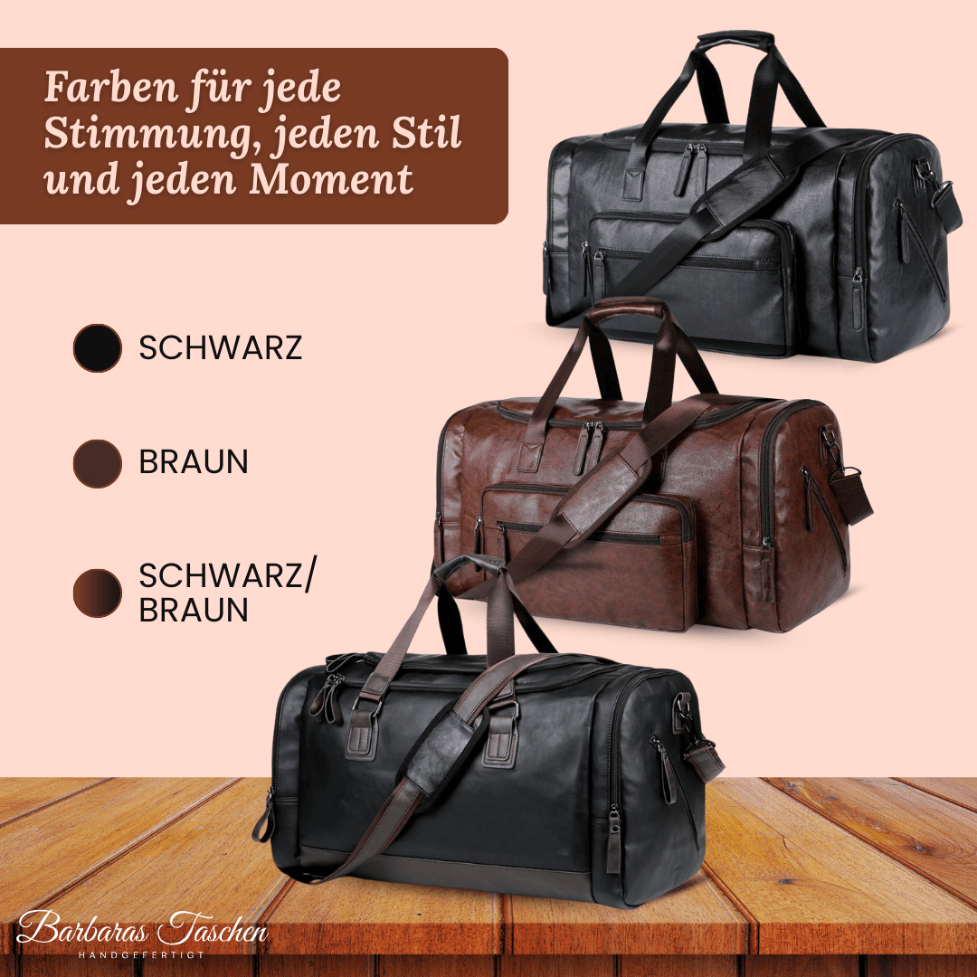 Travel-ready Essential - Travel bag-Calm Wears-Black-Brown-Calm Wears