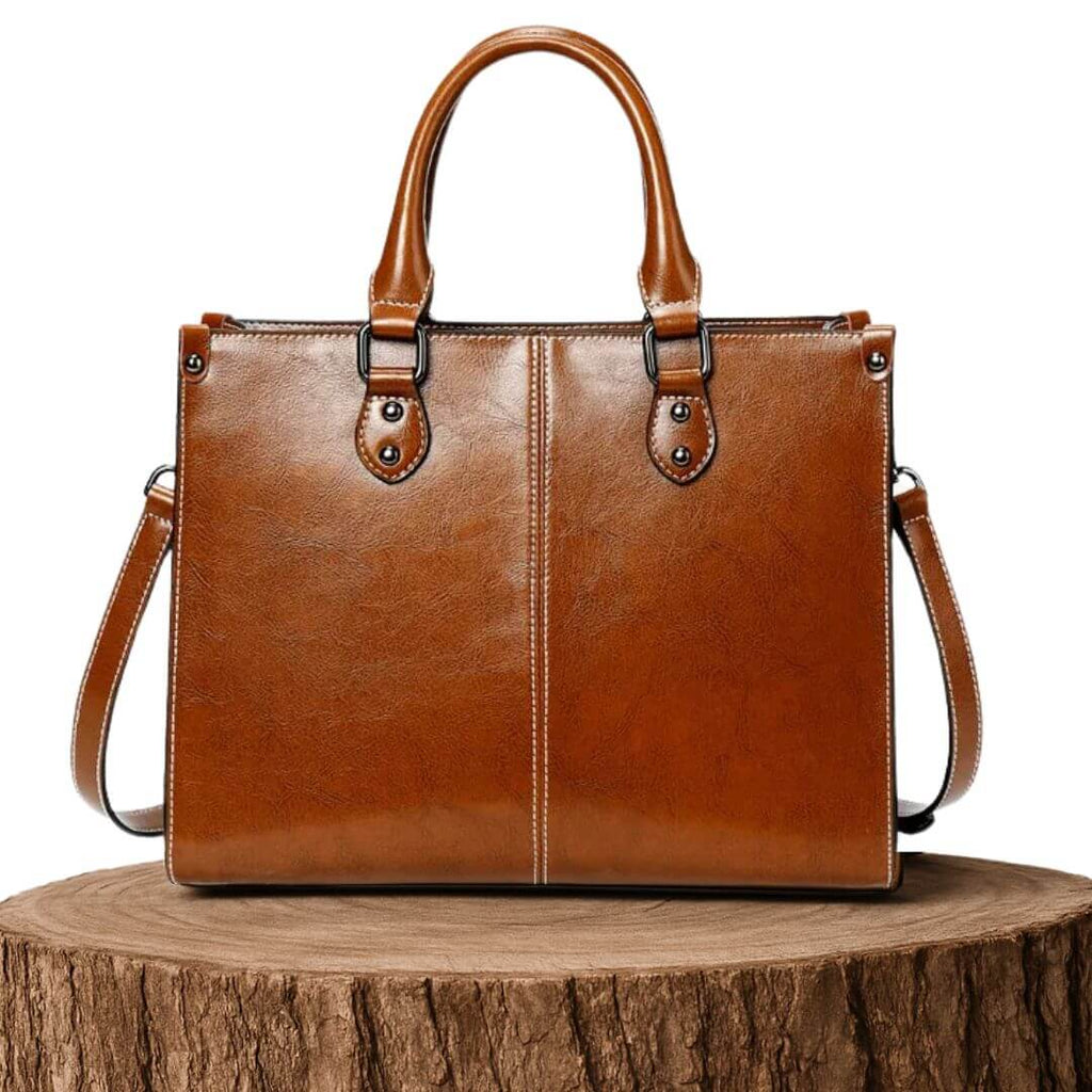 Well-groomed Tote Bag - Handbag-Calm Wears-Braun-Calm Wears