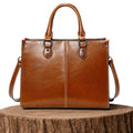 Well-groomed Tote Bag - Handbag-Calm Wears-Braun-Calm Wears