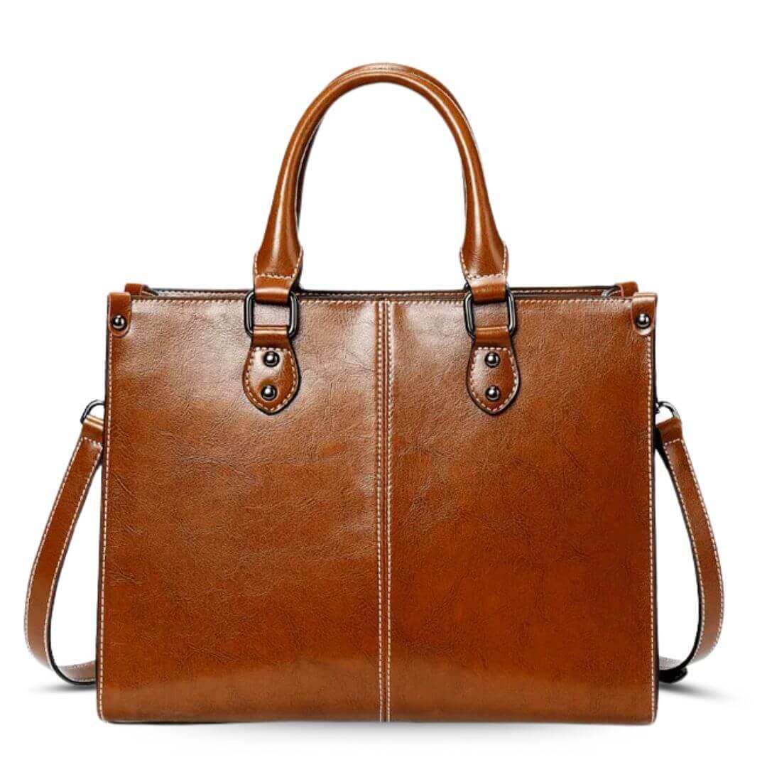 Well-groomed Tote Bag - Handbag-Calm Wears-Braun-Calm Wears