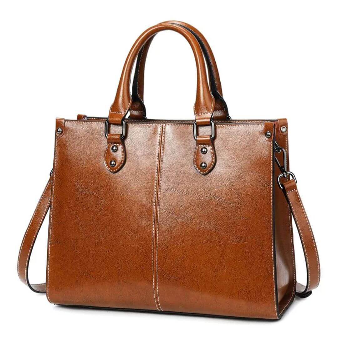 Well-groomed Tote Bag - Handbag-Calm Wears-Braun-Calm Wears