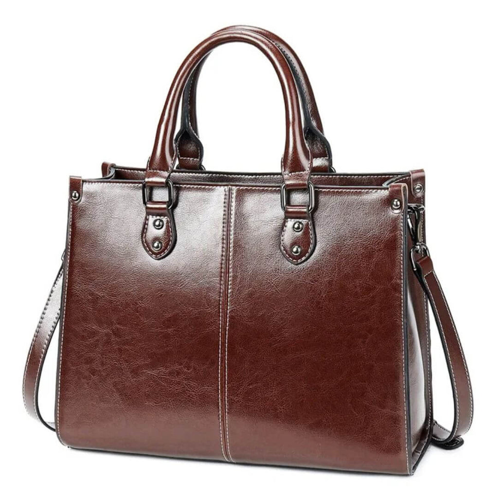 Well-groomed Tote Bag - Handbag-Calm Wears-Braun-Calm Wears