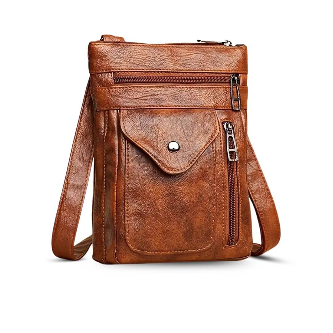 Slim Companion - Crossbody Bag-Calm Wears-Braun-Calm Wears
