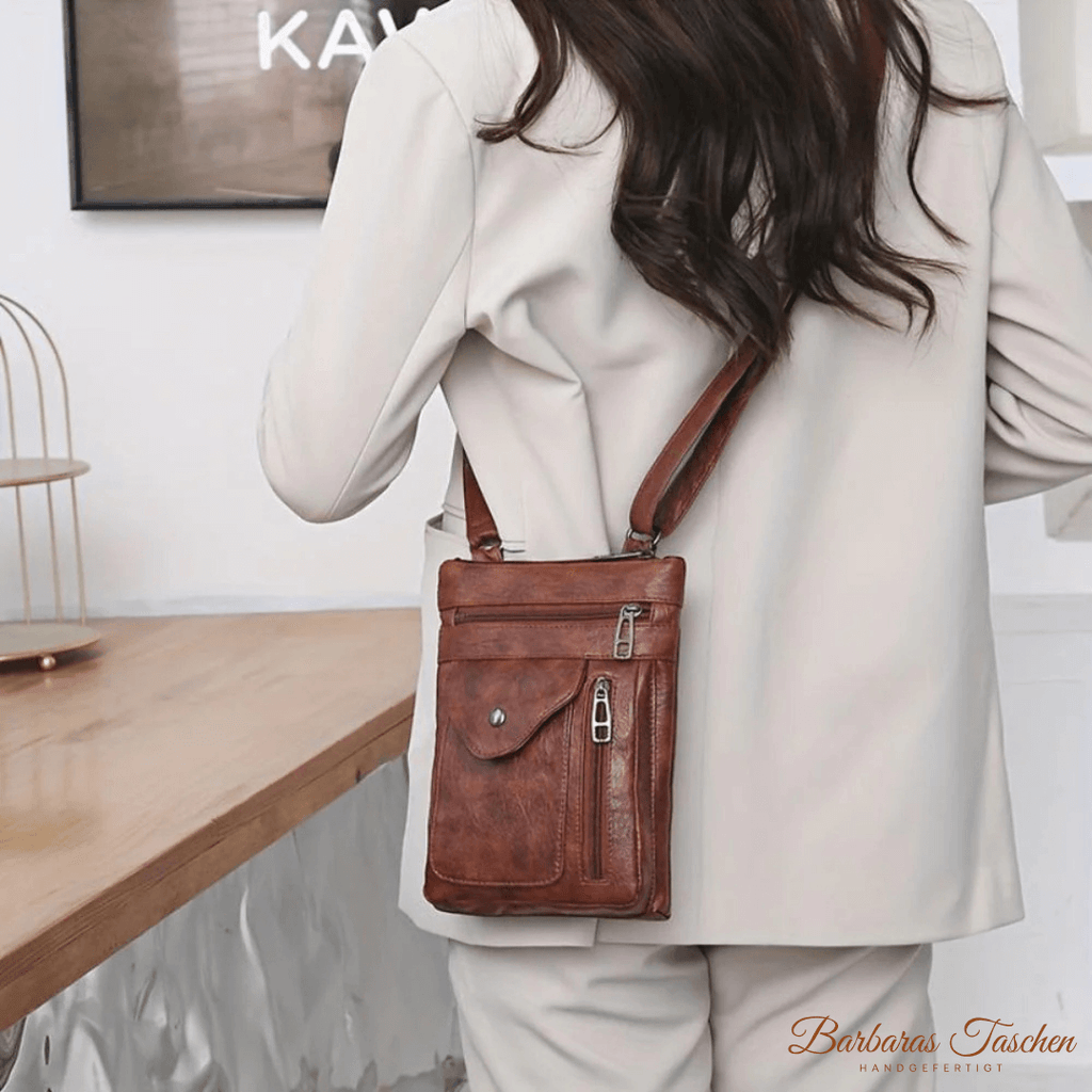 Slim Companion - Crossbody Bag-Calm Wears-Braun-Calm Wears