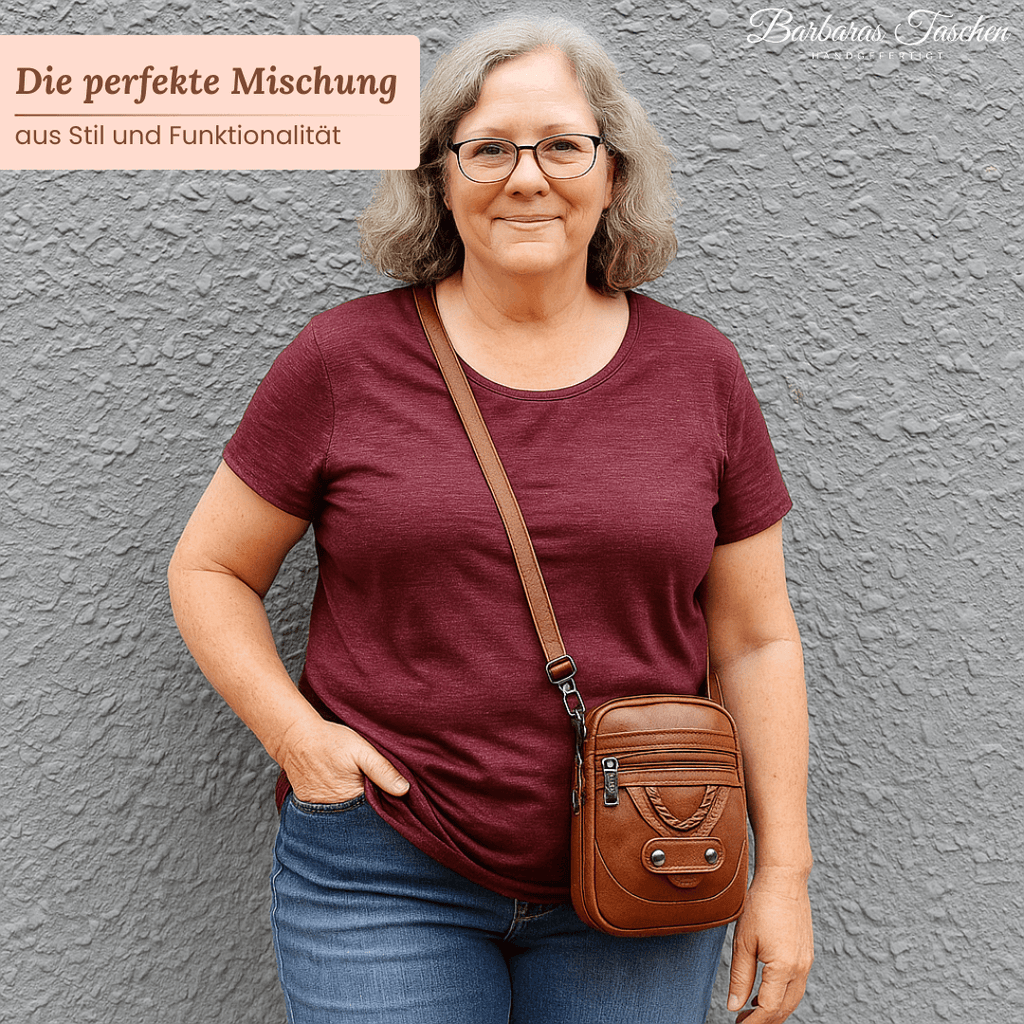 Slim Companion - Crossbody Bag-Calm Wears-Braun-Calm Wears