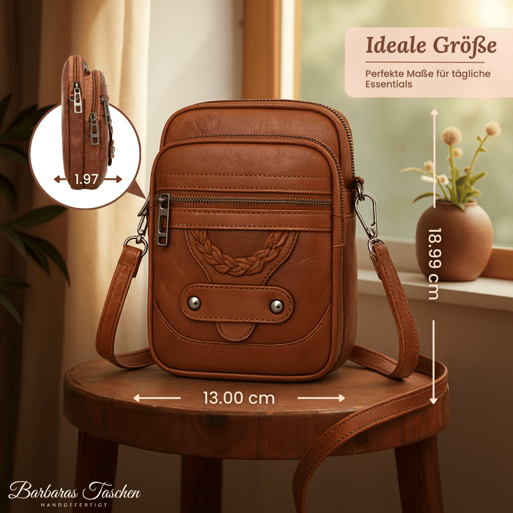 Slim Companion - Crossbody Bag-Calm Wears-Braun-Calm Wears