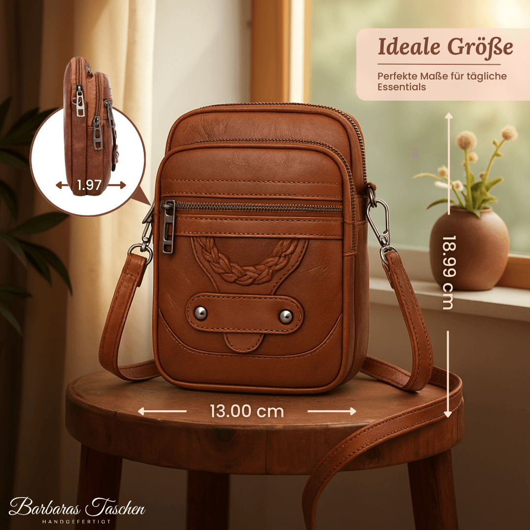 Slim Companion - Crossbody Bag-Calm Wears-Braun-Calm Wears