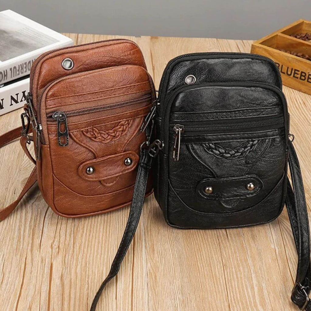 Slim Companion - Crossbody Bag-Calm Wears-Braun-Calm Wears