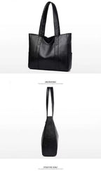 Leather Shoulder Bag Large Capacity Classic Vintage Style Elegant Tote Bag for Everyday