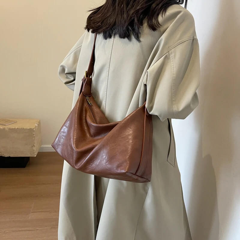 PU-Leather Crossbody Bag