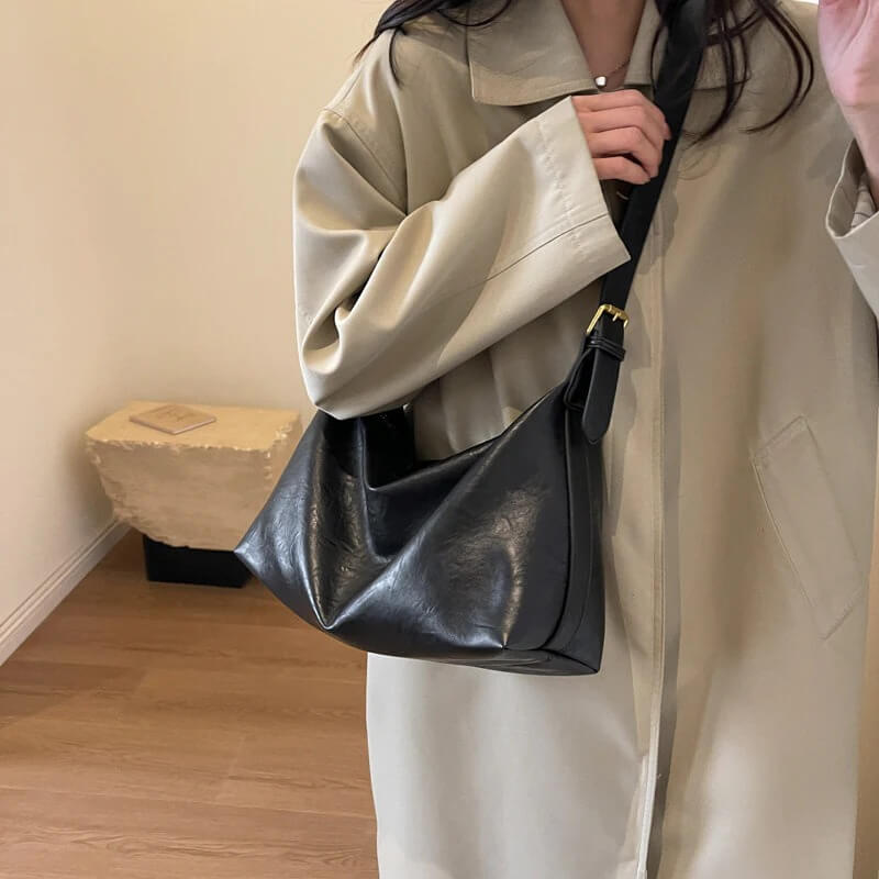 PU-Leather Crossbody Bag