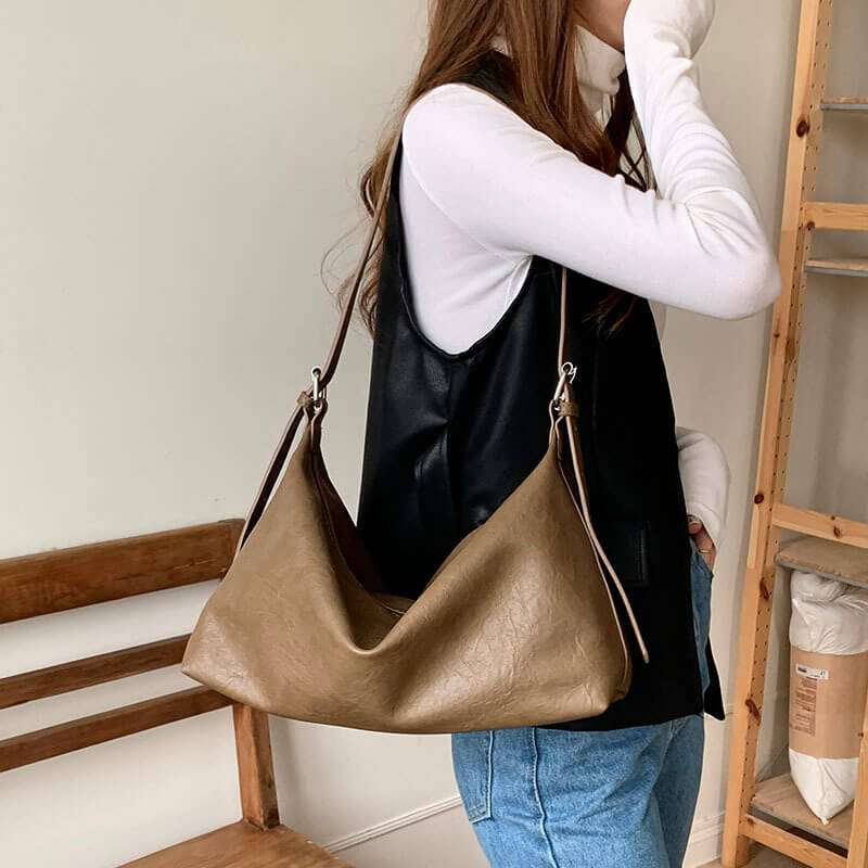 PU-Leather Crossbody Bag