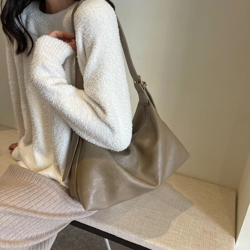 PU-Leather Crossbody Bag