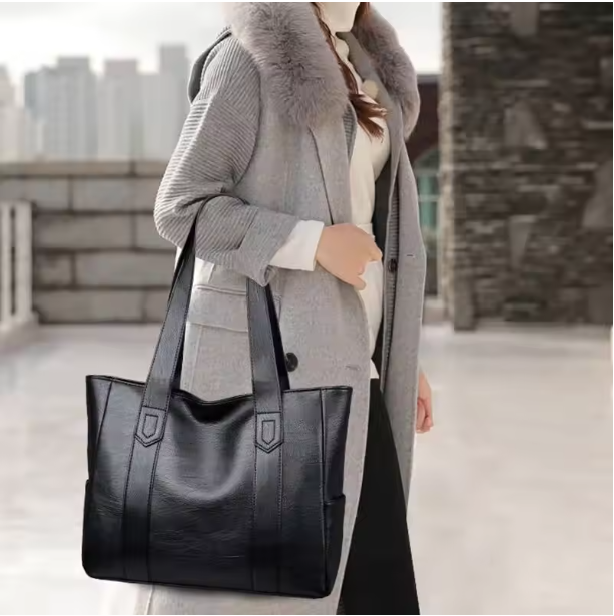 Large Shoulder Handbag Classic Tote-dione couture20260421-Calm Wears-Black-Calm Wears
