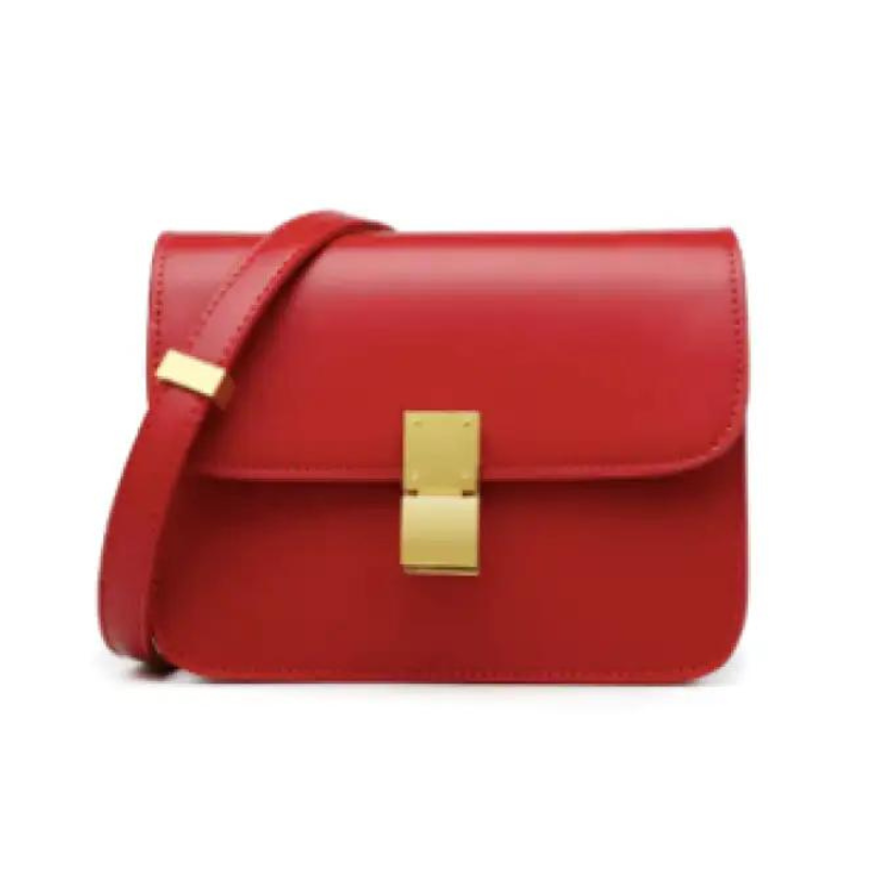 Small Square Shoulder Handbag-dione couture20260421-Calm Wears-Red-Calm Wears