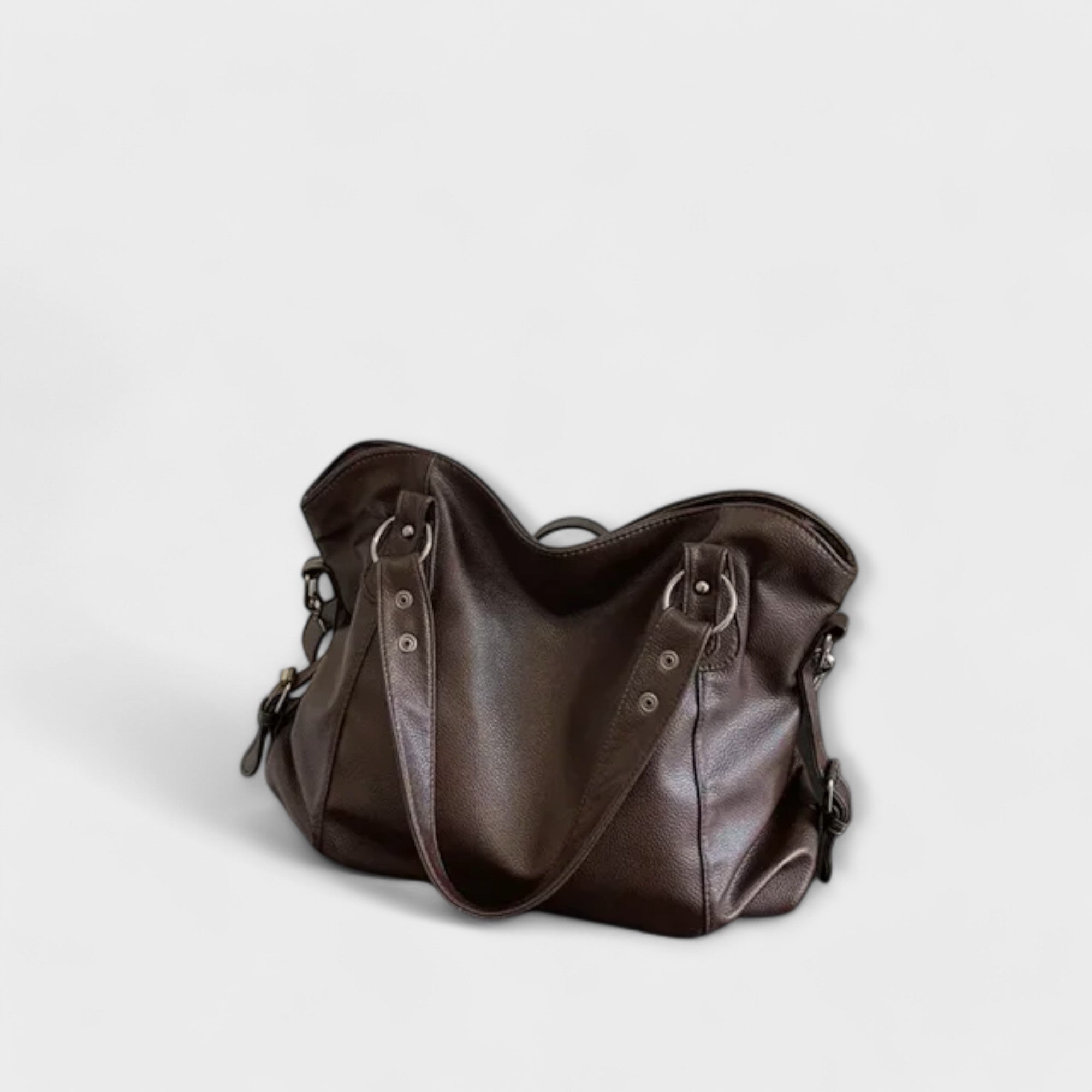 Elegant Hobo Shoulder Bag-Calm Wears-Braun-Calm Wears