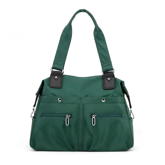 Waterproof shoulder bag-fashnique20240422-Calm Wears-Dark green-Calm Wears