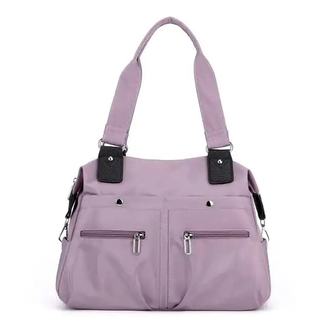 Waterproof shoulder bag-fashnique20240422-Calm Wears-Lilac-Calm Wears