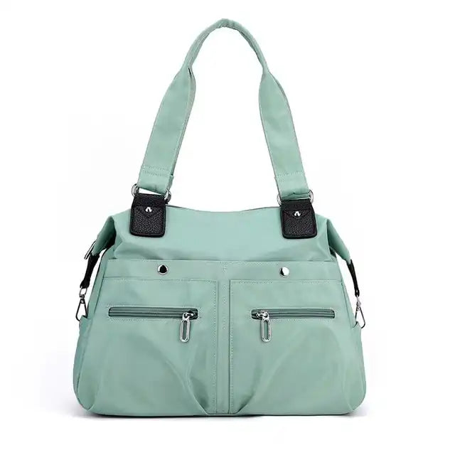 Waterproof shoulder bag-fashnique20240422-Calm Wears-Light green-Calm Wears