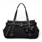 Street Style Tote Bag Underarm Single Shoulder Yoga Commute Large Capacity Fitness Crossbody Bag Sweet Cool Trendy-dione couture20260420-Calm Wears-Black-Calm Wears