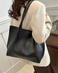 Ladies tote bag with open construction-maya mode20260422-Calm Wears-Black-30.5 cm x 12.5 cm x 27 cm-Calm Wears