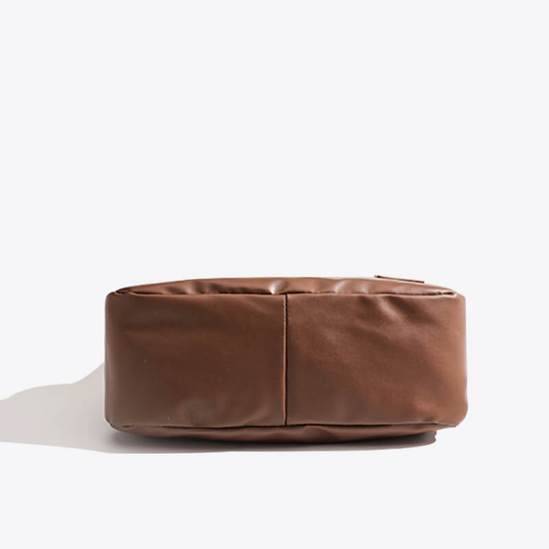 Hobo crossbody bag made of synthetic leather courier bag