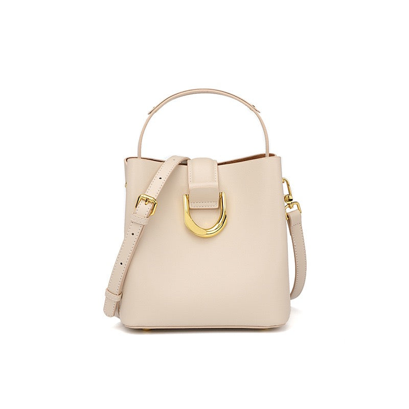 Bucket Bag with Gold D Ring and Crossbody Strap-mayfair ellis20260422-Calm Wears-Creamy White-Calm Wears