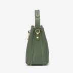 Bucket Bag with Gold D Ring and Crossbody Strap-mayfair ellis20260422-Calm Wears-Mustard green-Calm Wears