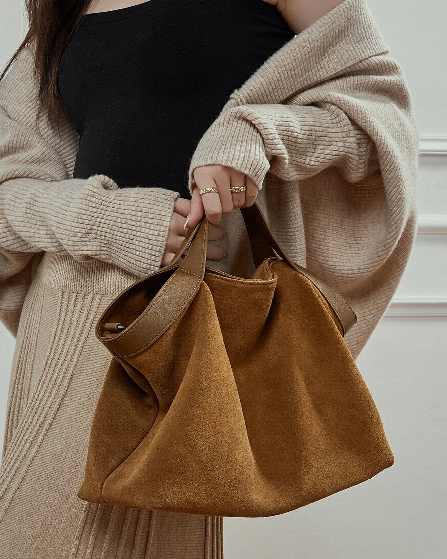 Women Tote Bag with Shoulder Strap-mayfair ellis20260422-Calm Wears-Coffee-Calm Wears