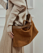 Women Tote Bag with Shoulder Strap-mayfair ellis20260422-Calm Wears-Coffee-Calm Wears