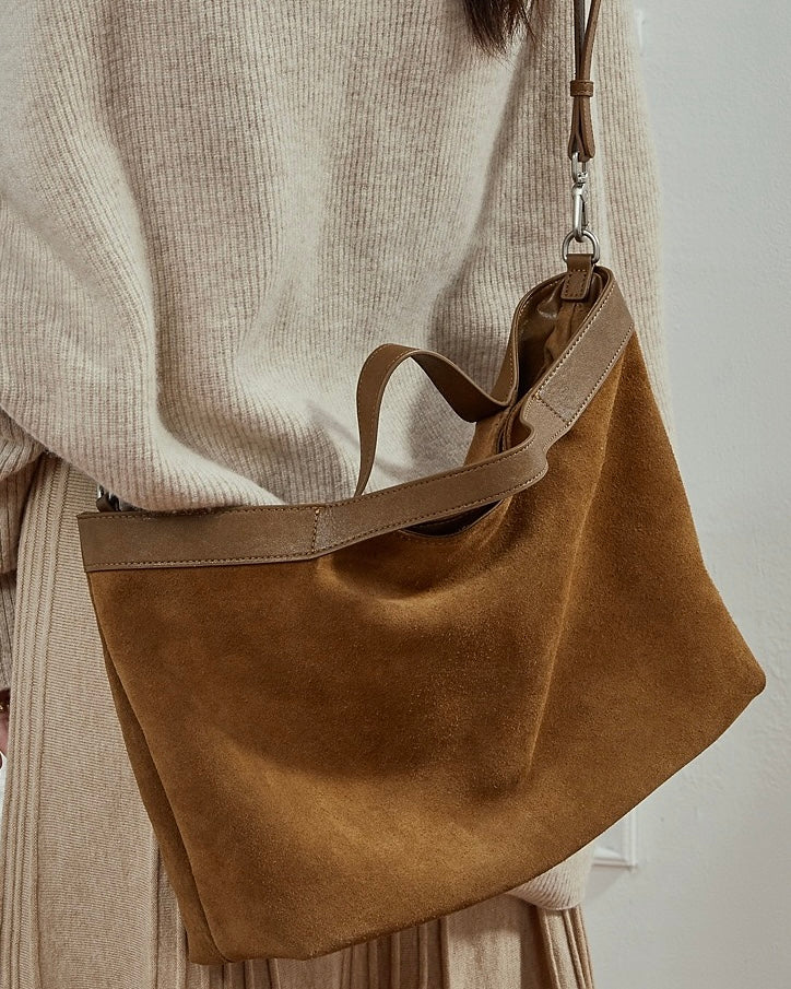 Women Tote Bag with Shoulder Strap-mayfair ellis20260422-Calm Wears-Coffee-Calm Wears