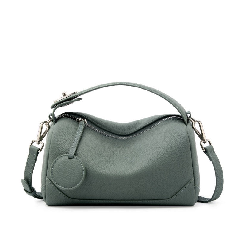 Quilted shoulder bag with shoulder strap-mayfair ellis20260422-Calm Wears-Blue Gray-Calm Wears